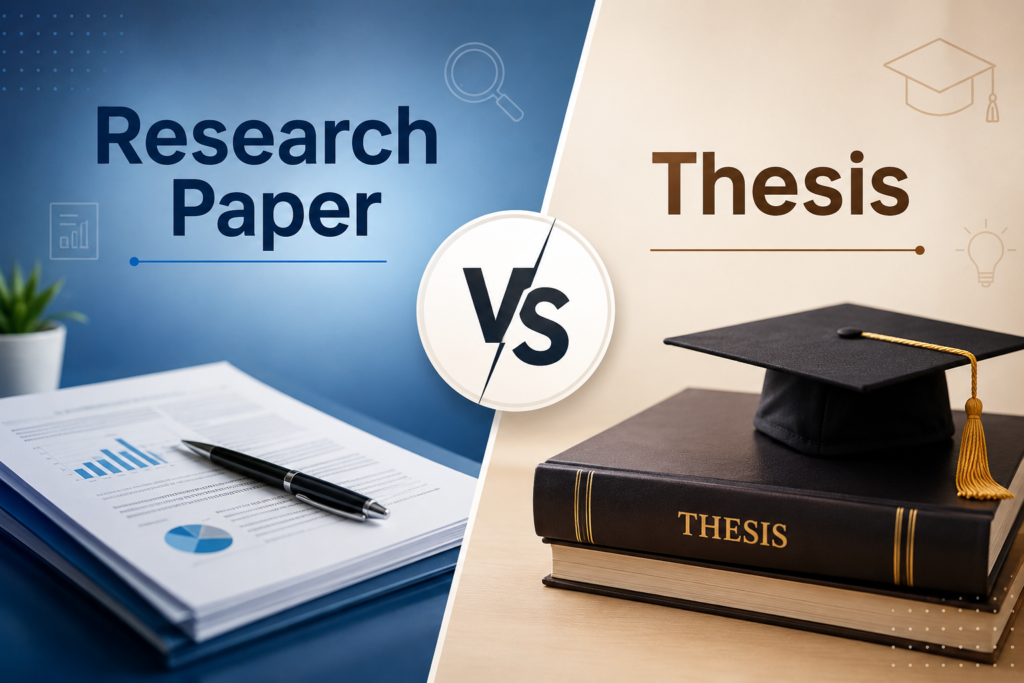 Research Paper vs Thesis
